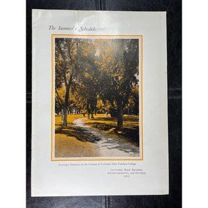 1932 Greeley Colorado State Teachers College The Summers Schedule Entertainment